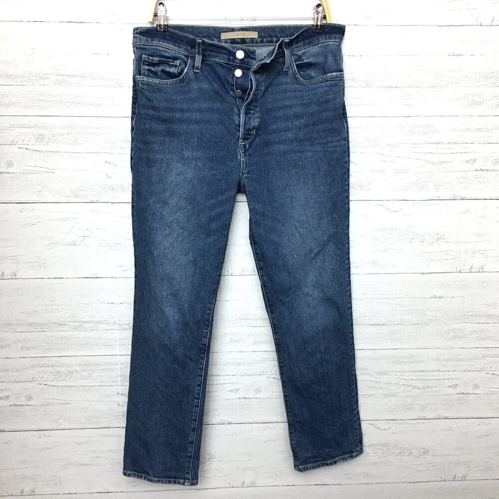 Joe's Jeans The Honor High Rise Vintage Straight Button Fly size 30 length 28"